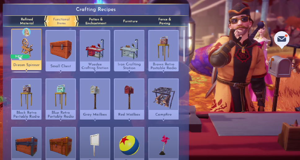 crafting station in dreamlight valley