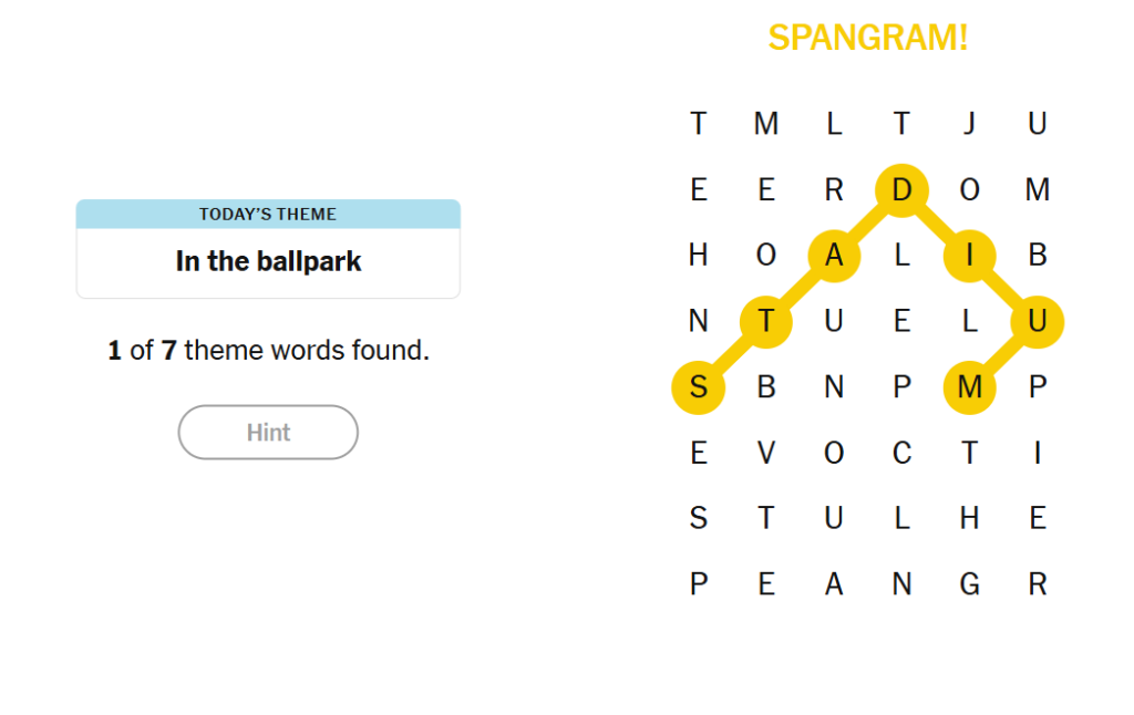 spangram nyt strands