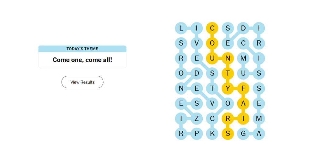 nyt strands all answers july 15, 2025