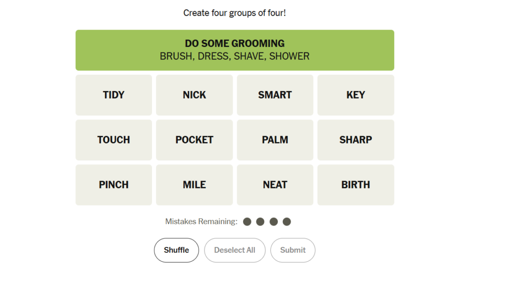 green group in nyt 