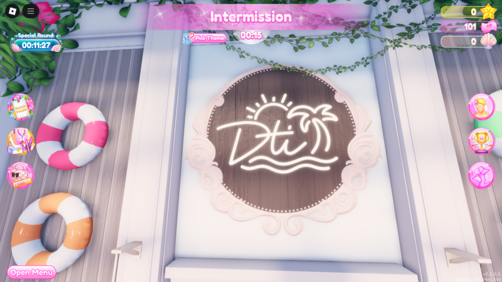 secret room behind the DTI logo 